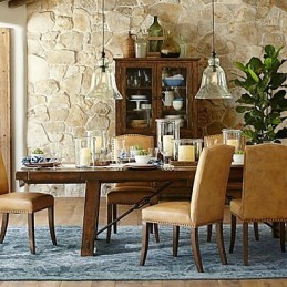 Country Mini Style Painting Glass Pendant Light