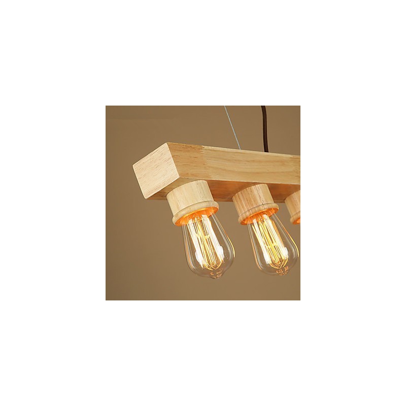 Pendant Lights Country Wood Bamboo