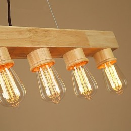 Pendant Lights Country Wood Bamboo