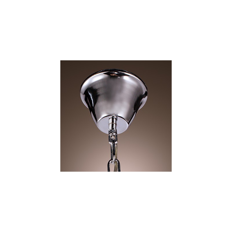 Modern Contemporary Crystal Mini Style Electroplated Metal Pendant Light