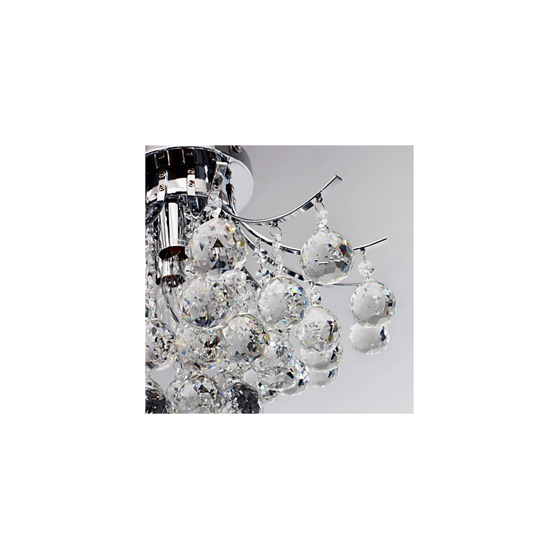 Chandelier Modern Crystal 3 Lights