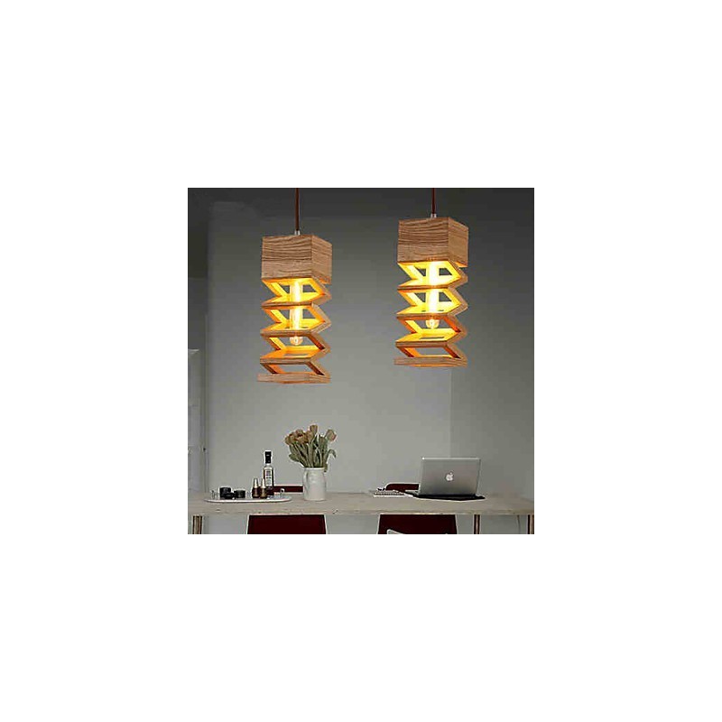 Pendant Lights Country Wood Bamboo