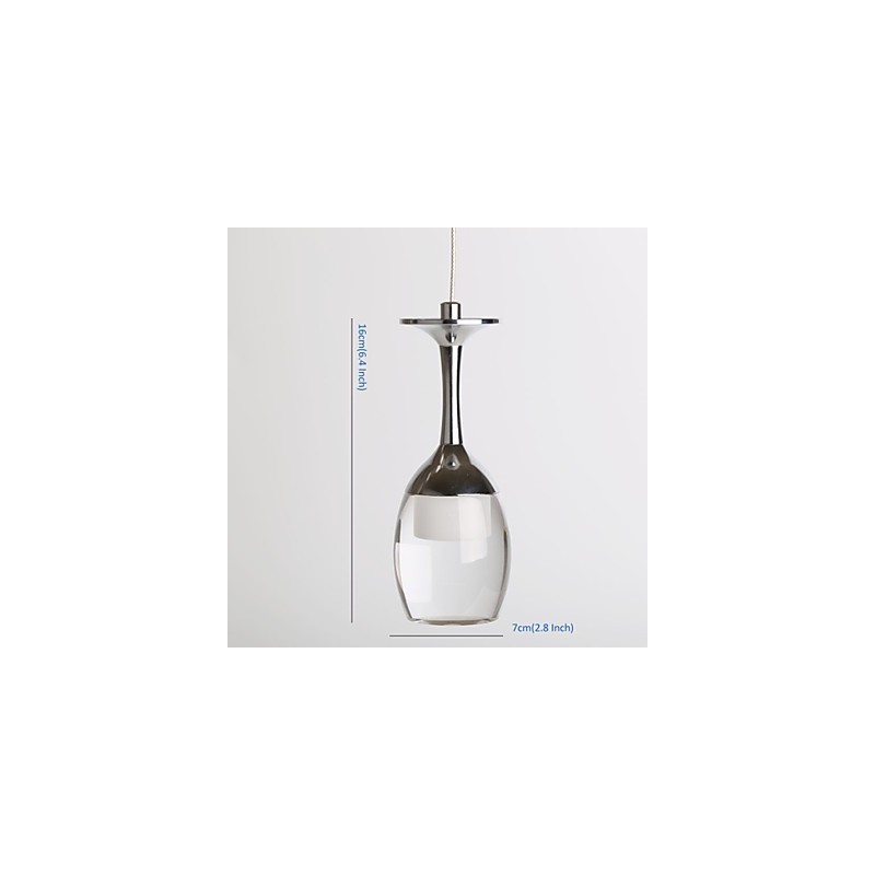 Modern Pendant Light 7 Lights Integrated Bulbs Included Stair Light