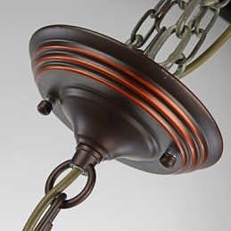 Chandelier 4 Lights Traditional Classic Vintage Metal