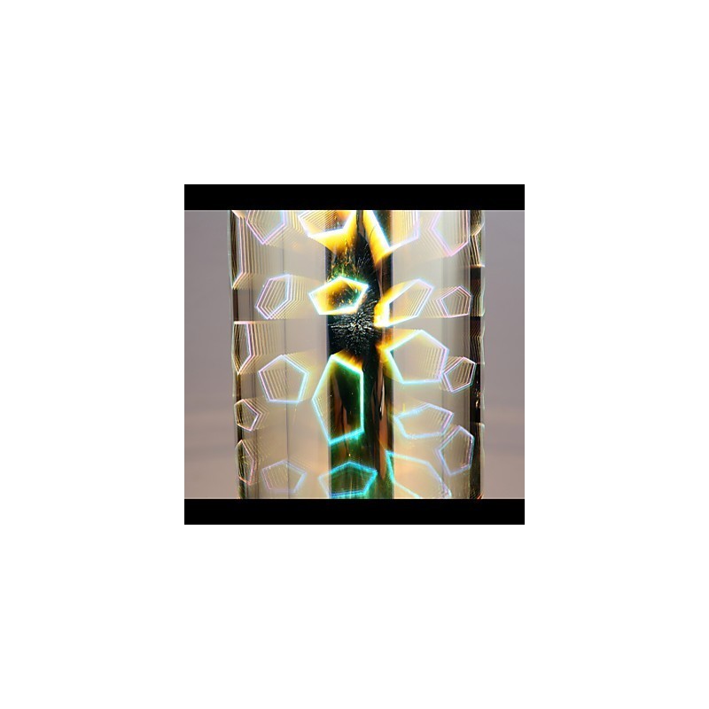 Dream laser Engraving Chrome plated lamp 3 Straight