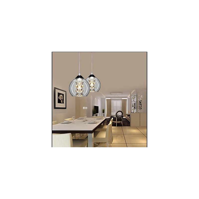 Glass Ball Pendant Lamp Three