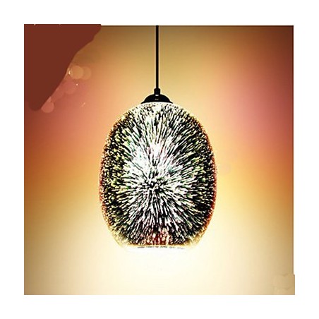 Simple table 3D Glass Creative Pendant