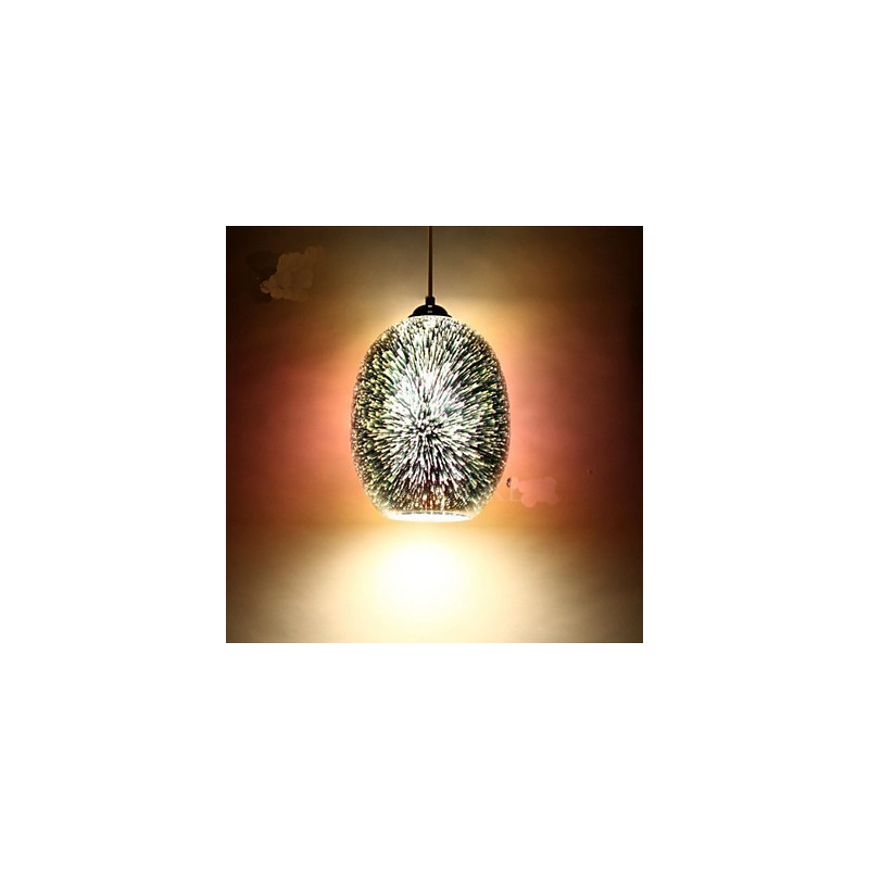 Simple table 3D Glass Creative Pendant