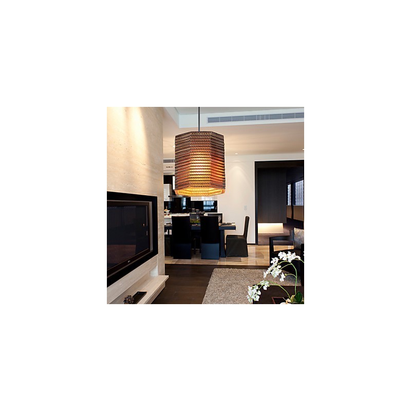 Pendant Lamp 1 Light Modern Fabric Material