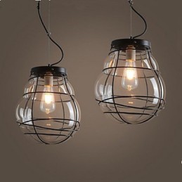 Northern Europe Simple Modern Creative Glass Retro Pendant Lamp