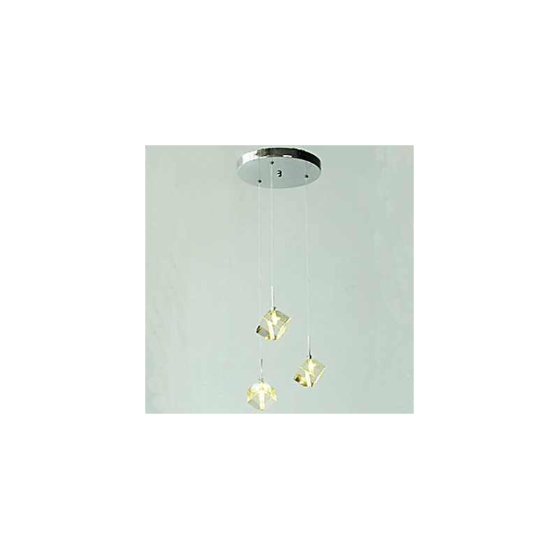 Fashion Crystal Lamp Three Head Crystal Pendant