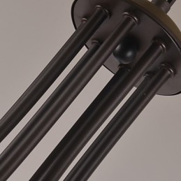 Traditional Classic Retro Mini Style Painting Metal Chandelier