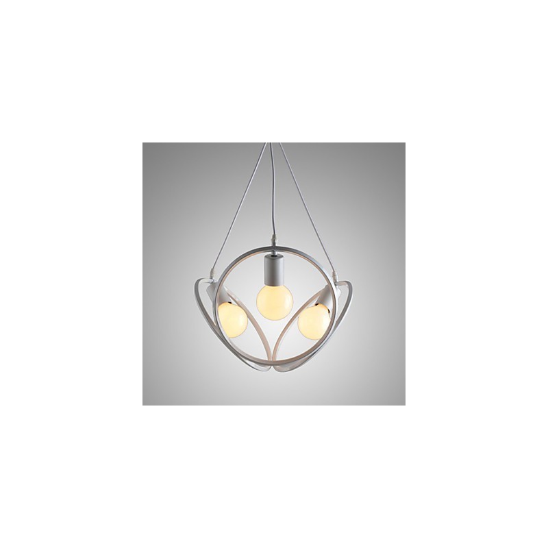 3 Lights Chandelier Pendant Light Traditional Classic Retro Metal