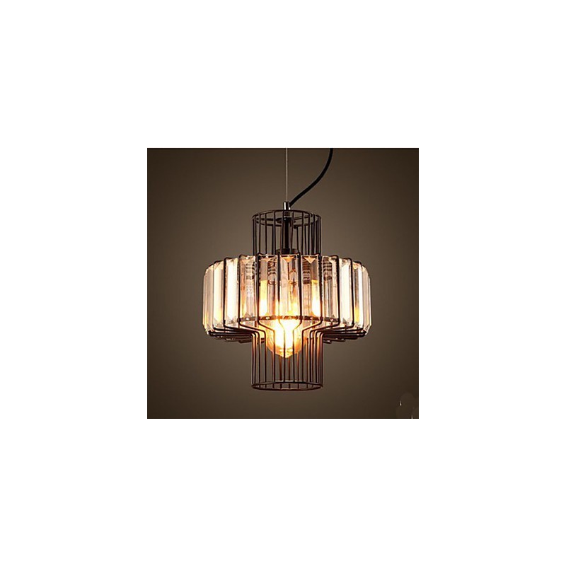 American Country Crystal Small Pendant Lamp