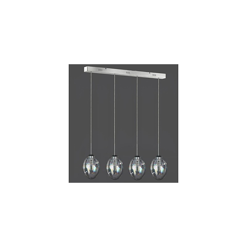Modern Contemporary Traditional Classic Chrome Metal Pendant Light