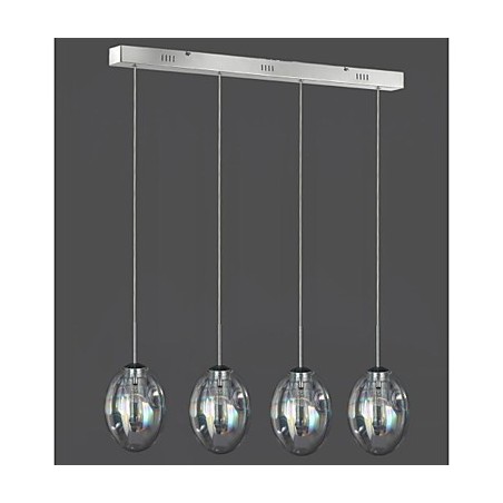 Modern Contemporary Traditional Classic Chrome Metal Pendant Light