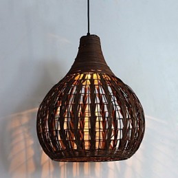 Lantern Country Mini Style Painting Pendant Light