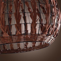 Lantern Country Mini Style Painting Pendant Light