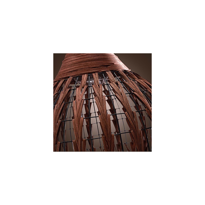 Lantern Country Mini Style Painting Pendant Light