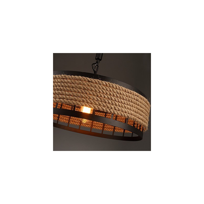 2 Light Country Designers Others Metal Chandelier Pendant Light