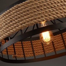 2 Light Country Designers Others Metal Chandelier Pendant Light