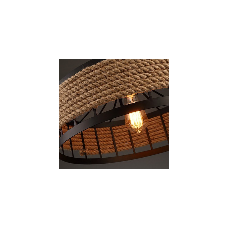 2 Light Country Designers Others Metal Chandelier Pendant Light