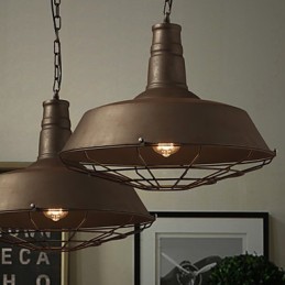 Northern Europe American Retro iron Chandelier Minimalist Wrought iron