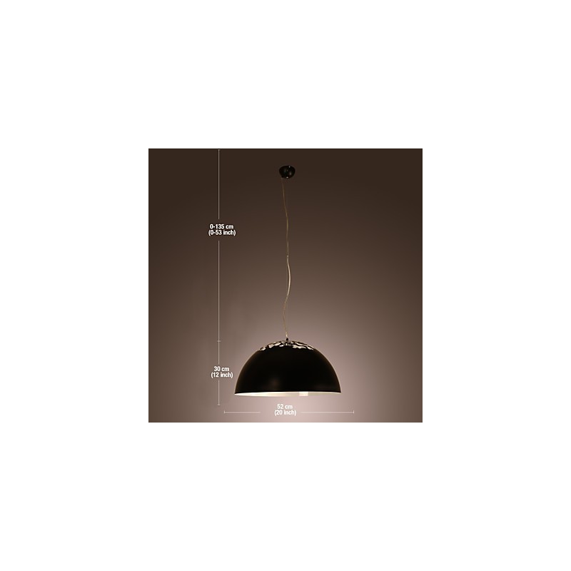 Modern Contemporary Bowl Painting Pendant Light