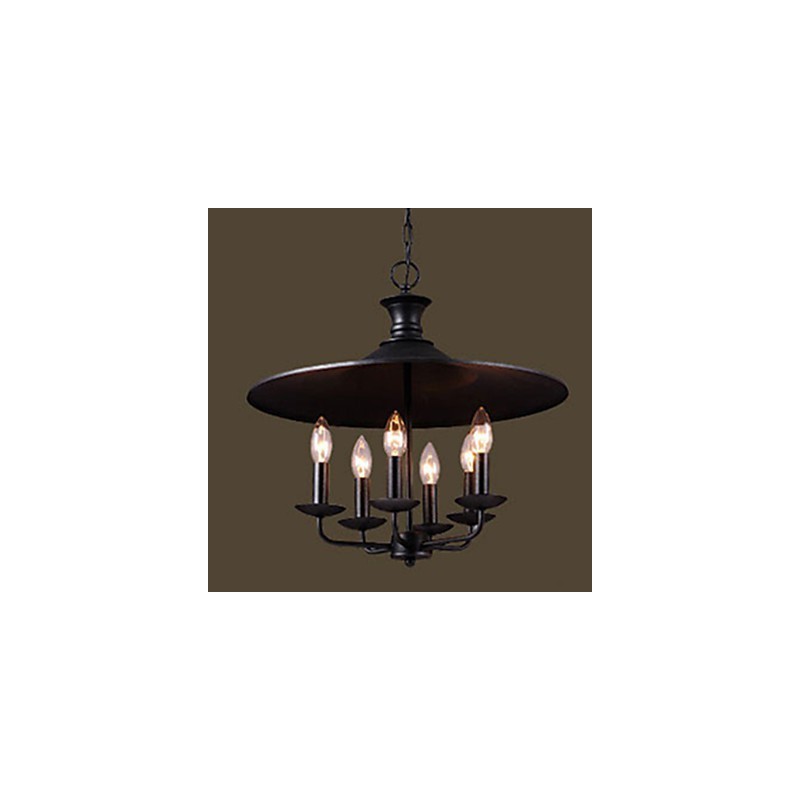 American Rural Nordic Art Candle Chandelier