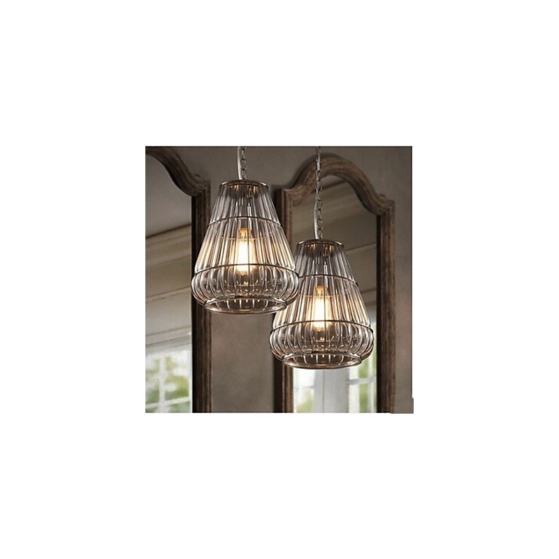 American Style Glass Pendant lamp Industrial Wind Cafe