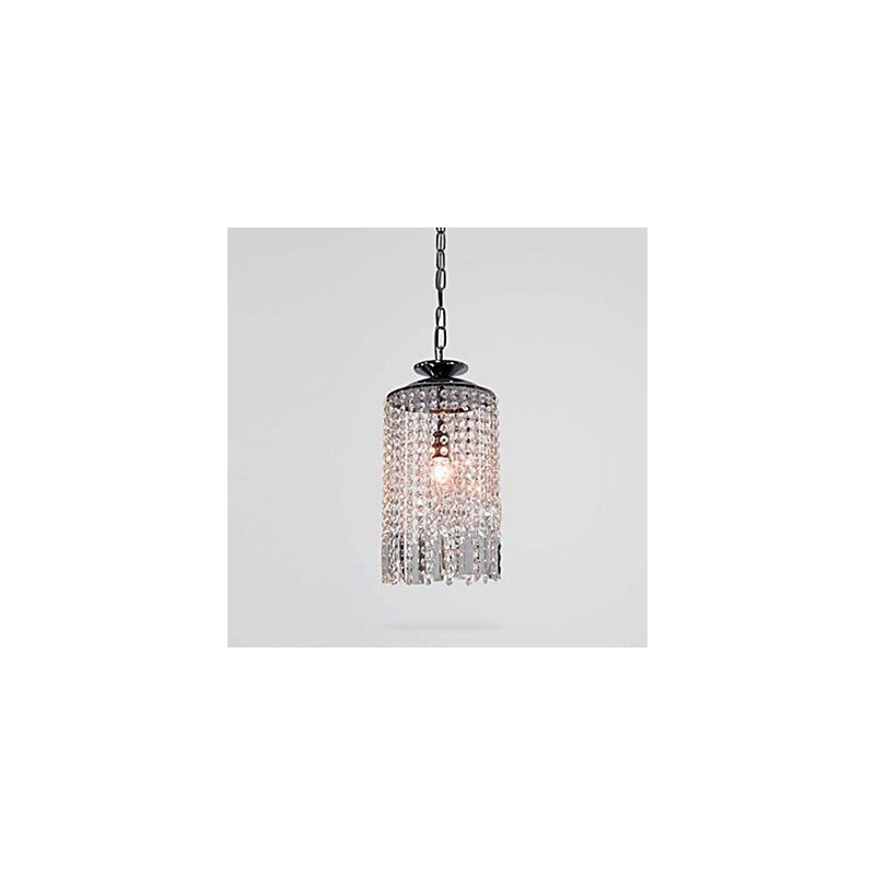 Modern Contemporary Crystal Metal Pendant Light