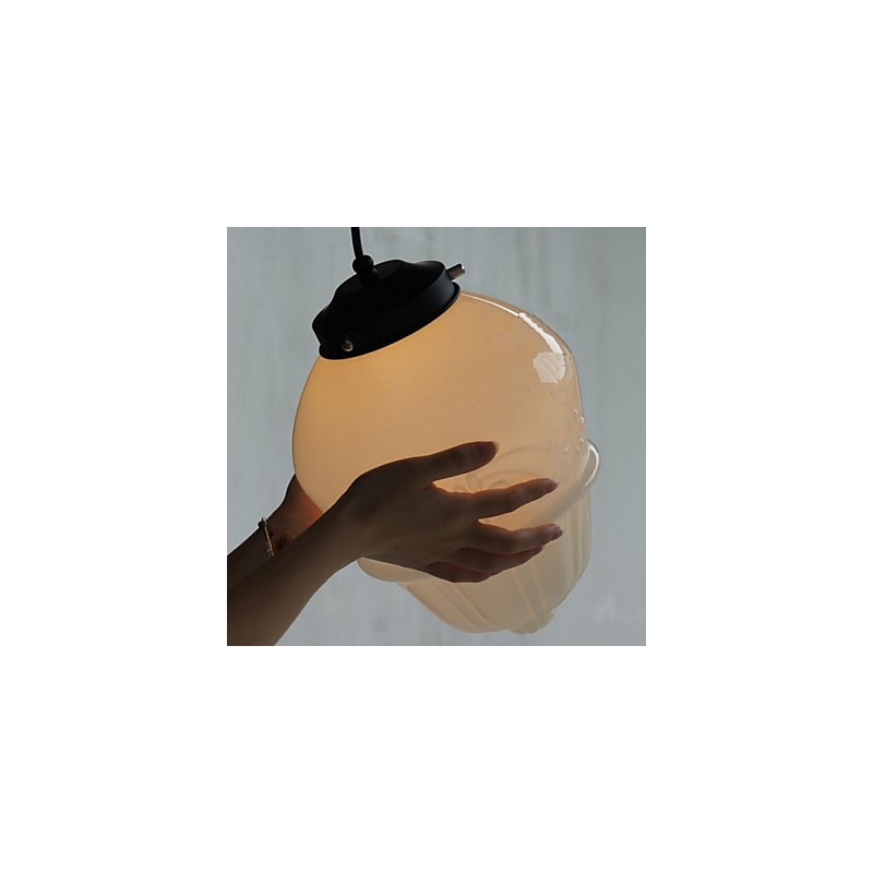 American Retro Cream Glass Cuckoo