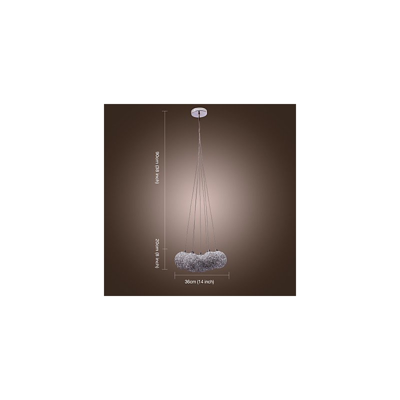 Comtemporary Aluminum Pendant Light with 7 Lights