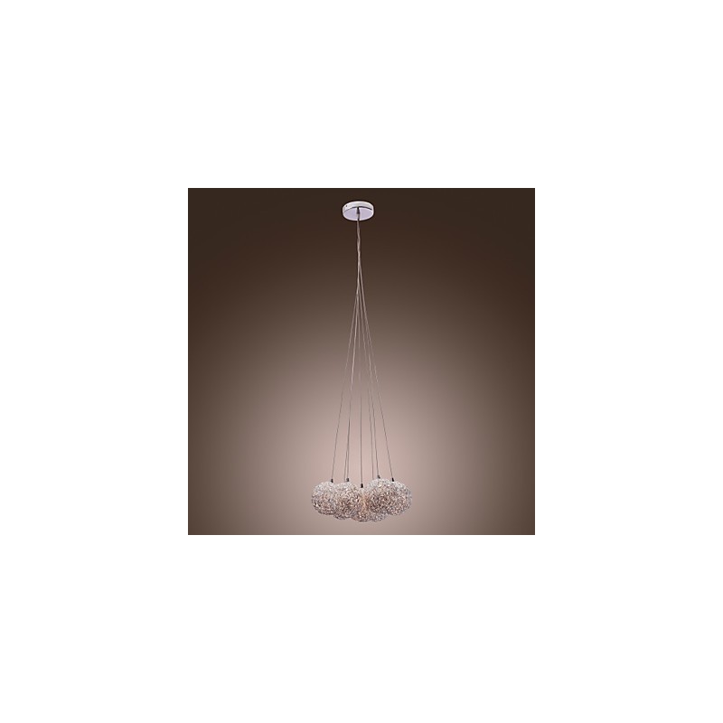 Comtemporary Aluminum Pendant Light with 7 Lights