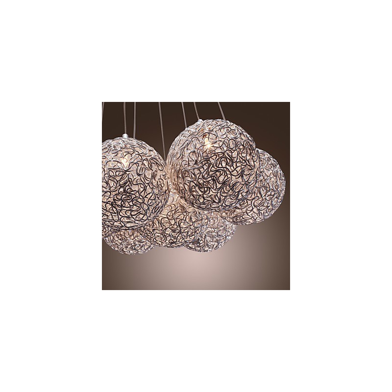 Comtemporary Aluminum Pendant Light with 7 Lights
