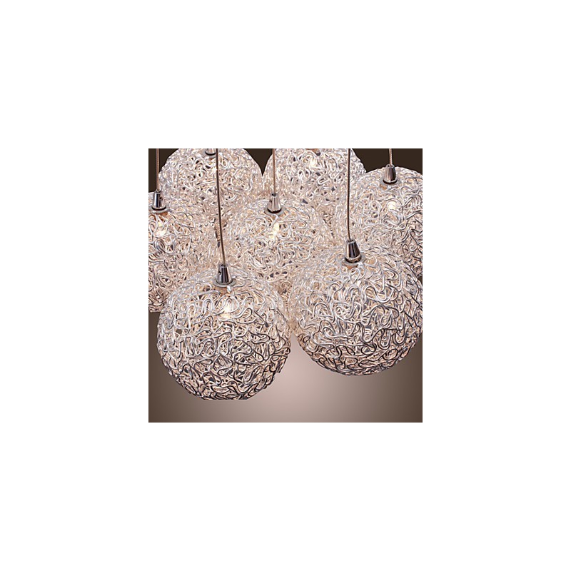 Comtemporary Aluminum Pendant Light with 7 Lights