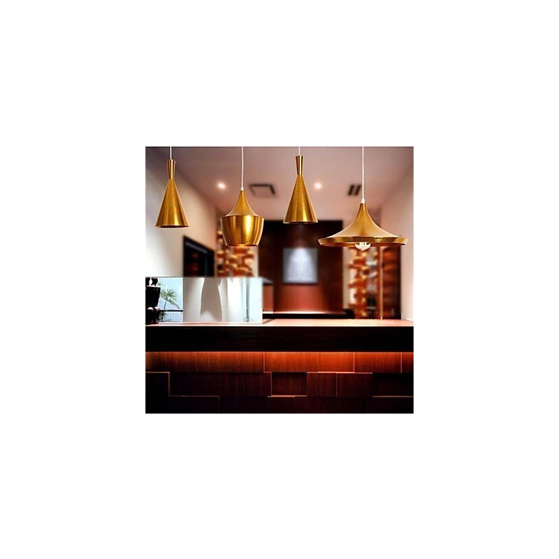 Americange Gold 3 Head Aluminum Table Pendant