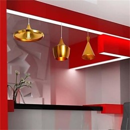 Americange Gold 3 Head Aluminum Table Pendant