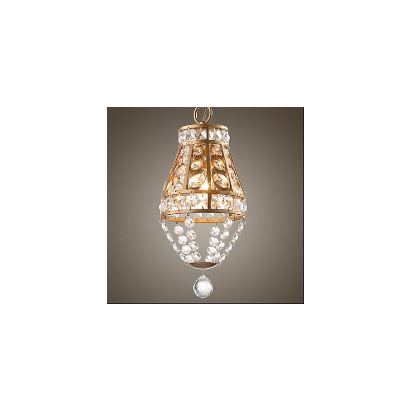 American Country Crystal Chandelier Retro porch Art Chandelier