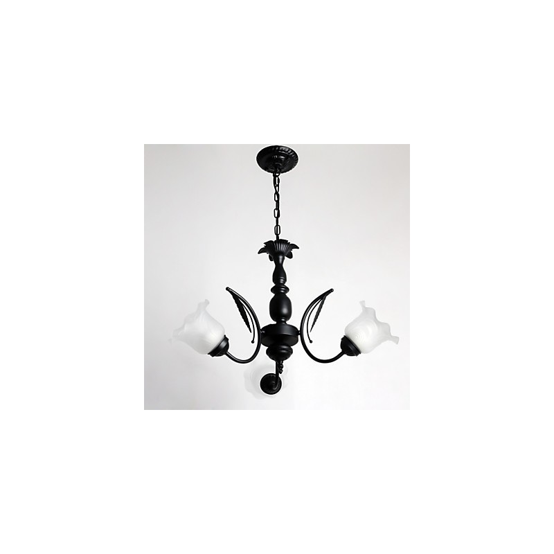 Traditional Classic Painting Metal Chandelier