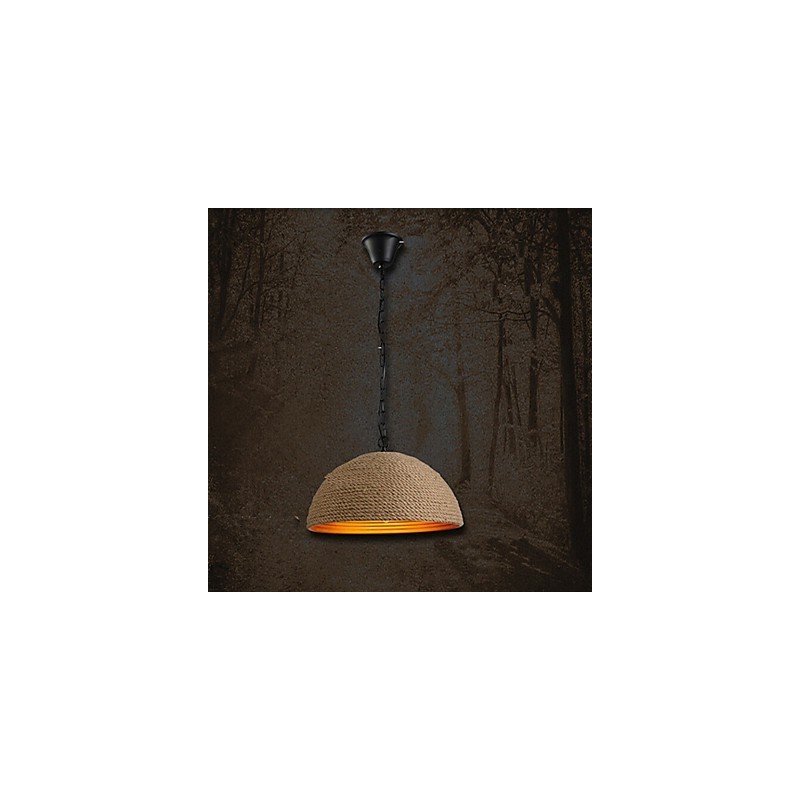 Vintage Wrought Iron Chandelier A Creative Industrial Hemp