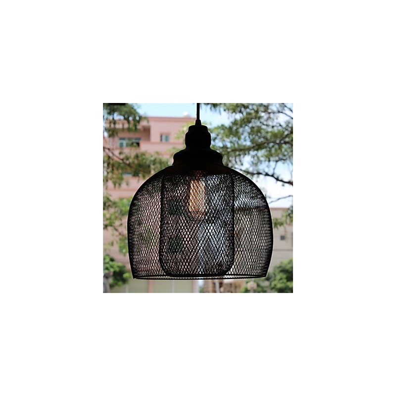 American Retro Birdcage Shape Iron Art Chandelier