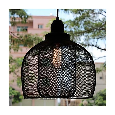 American Retro Birdcage Shape Iron Art Chandelier