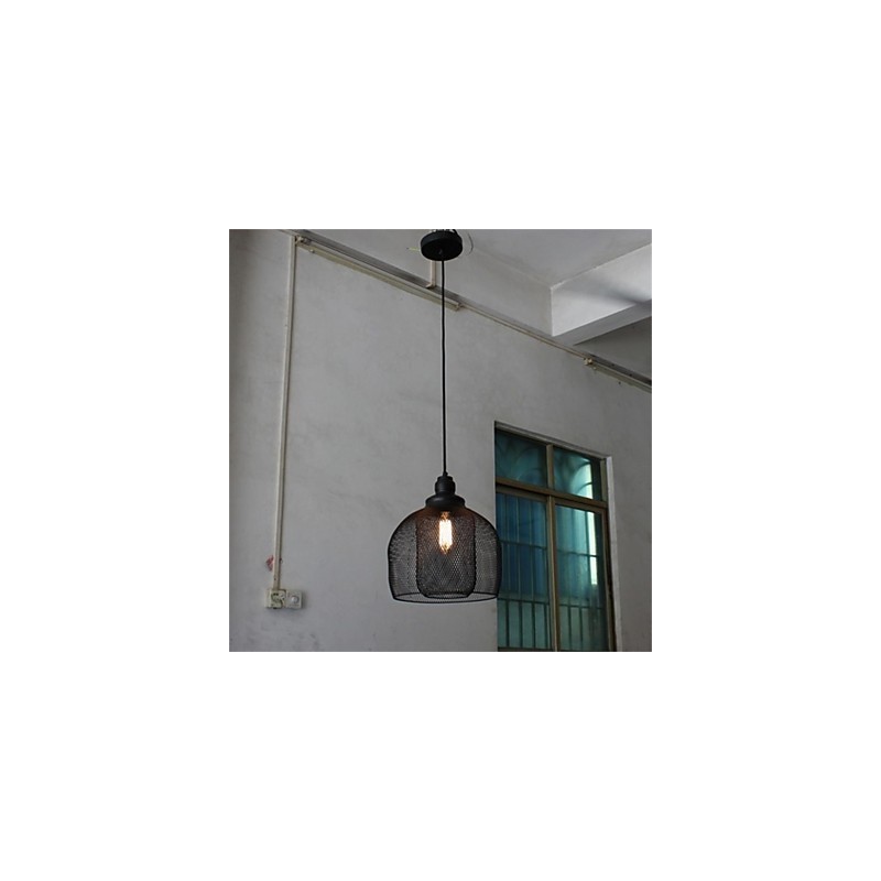 American Retro Birdcage Shape Iron Art Chandelier