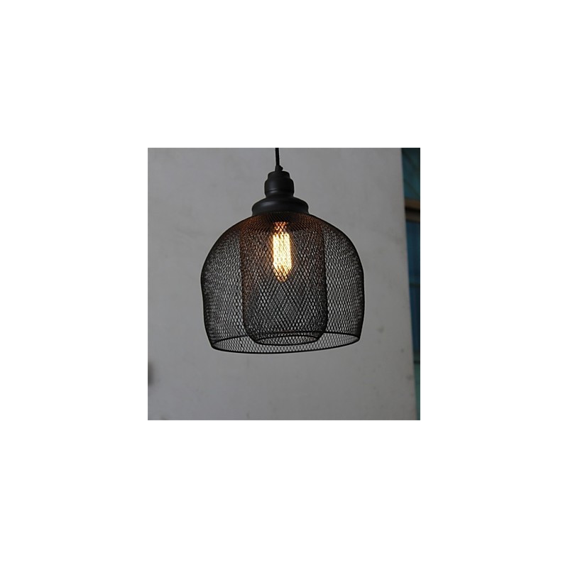 American Retro Birdcage Shape Iron Art Chandelier