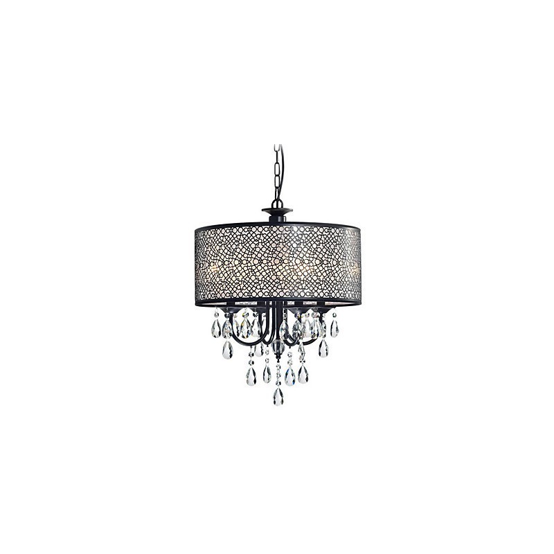 Traditional Classic Crystal Painting Metal Chandelier
