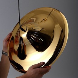 Country Gold Metal Pendant Light Garage