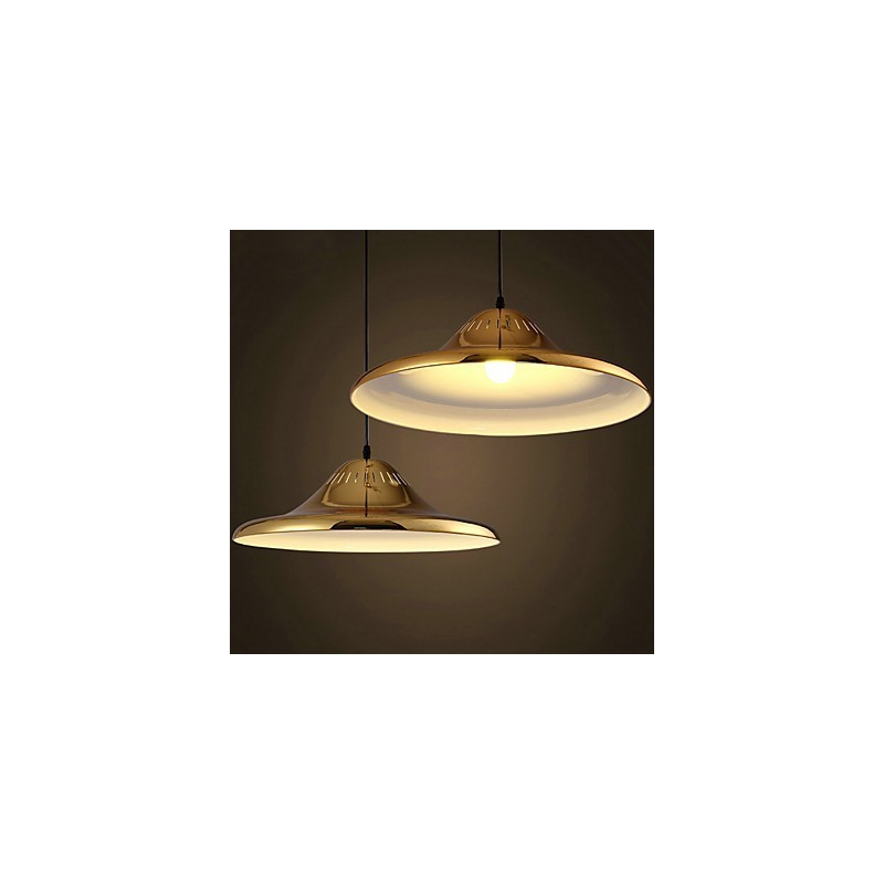 Country Gold Metal Pendant Light Garage