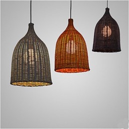 Rattan Chandelier Chandelier Chandelier Creative Retro Rattan lamp