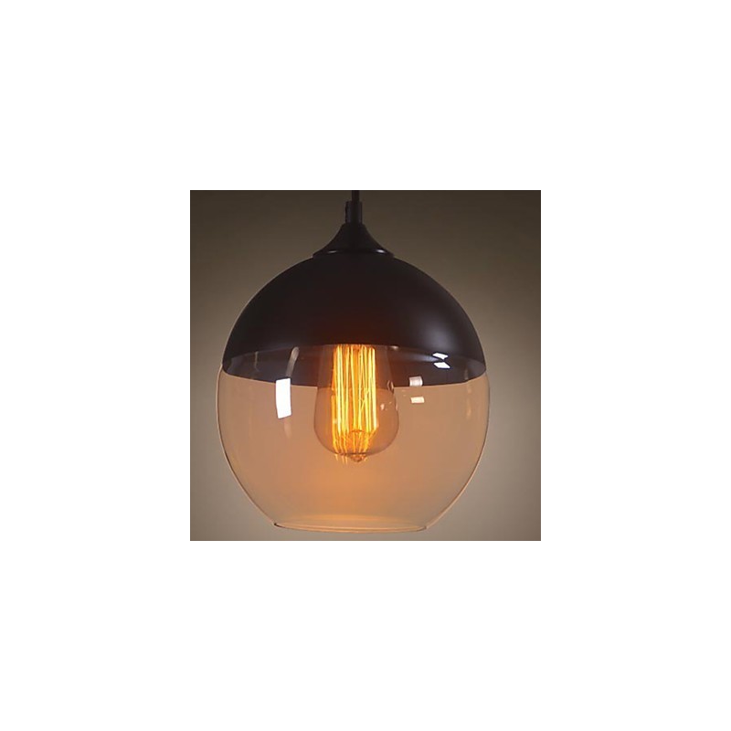 WestMenLights Modern Vintage Glass Ceiling Pendant Light 200mm Diameter